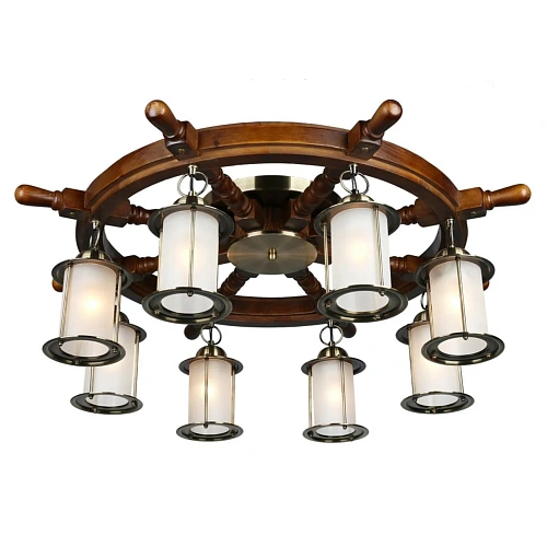 Люстра потолочная Omnilux Ferro OML-50307-08 Люстра потолочная Omnilux Ferro OML-50307-08