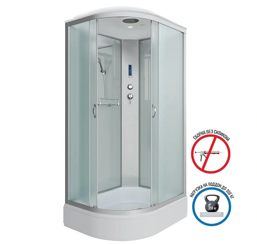 Душевая кабина Niagara Classic NG-33394-14RP (1300х900х2150) средний поддон (26см) стекло матовое 333944RP Душевая кабина Niagara Classic NG-33394-14RP (1300х900х2150) средний поддон (26см) стекло матовое 333944RP