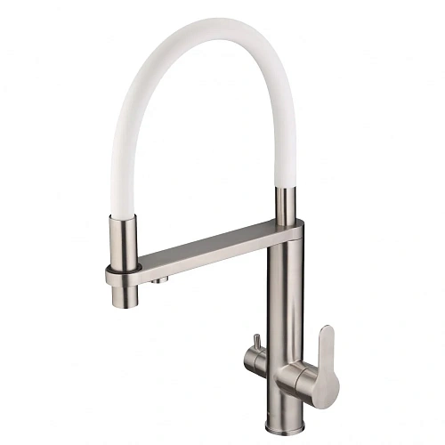 Смеситель для кухни Swedbe Selene Plus 8441 с каналом для подключения фильтра с гибким изливом Смеситель для кухни Swedbe Selene Plus 8441 с каналом для подключения фильтра с гибким изливом