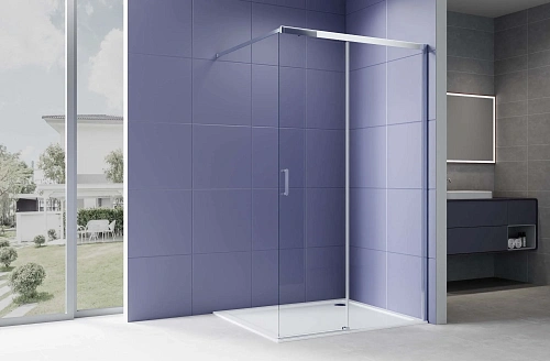 Душевая перегородка Aquatek AQ.WISL.120.1CH стекло прозрачное, Walk In 120см, раздвижная, с держателем 1200мм, профиль хром Душевая перегородка Aquatek AQ.WISL.120.1CH стекло прозрачное, Walk In 120см, раздвижная, с держателем 1200мм, профиль хром