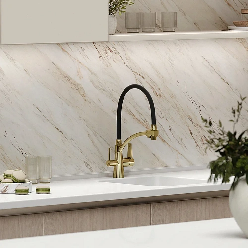 Смеситель для кухни Sancos Eri SC4001ZG под фильтр, полированное золото Смеситель для кухни Sancos Eri SC4001ZG под фильтр, полированное золото