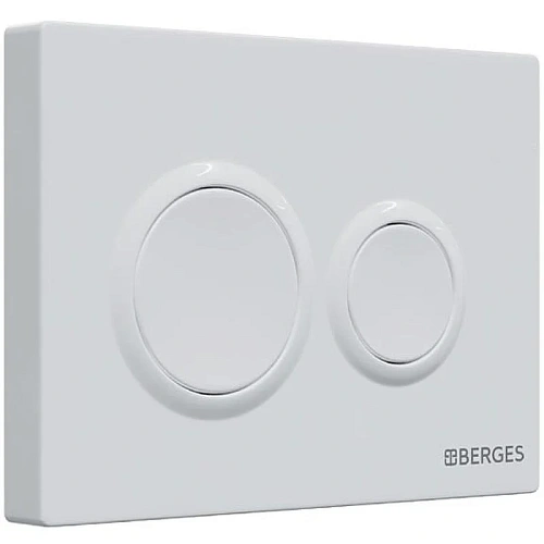 Инсталляция для унитаза BERGES NOVUM кнопка O1 белая 040261 Инсталляция для унитаза BERGES NOVUM кнопка O1 белая 040261