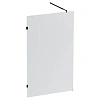 Душевая перегородка AM.PM X-Joy W94WI-120-F1-BTE 120x195, стекло прозрачное 6 мм с покрытием, профиль черный