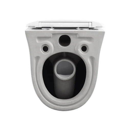 Унитаз подвесной Black&White W-751 Rimless / UF seat cover / Fixing screw (530x375x380) 751W00 Унитаз подвесной Black&White W-751 Rimless / UF seat cover / Fixing screw (530x375x380) 751W00