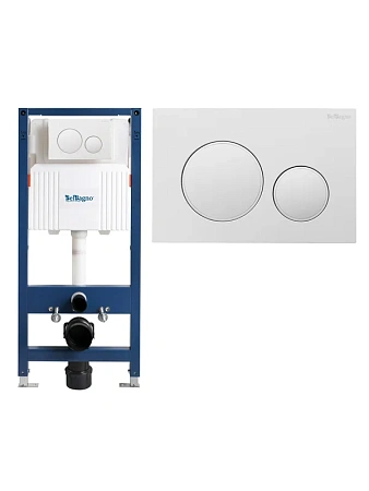 Инсталляция для унитаза BelBagno BB-101-M-BC с клавишей смыва