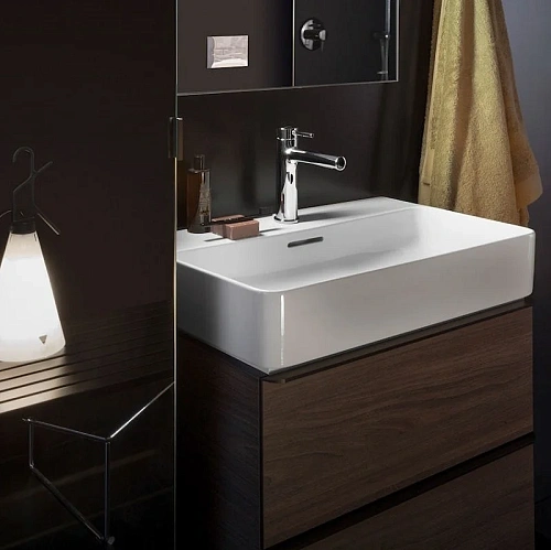 Тумба под раковину Laufen Space 1018.2 (4.1018.2.160.103.1, 740х410х520 мм), темный вяз Тумба под раковину Laufen Space 1018.2 (4.1018.2.160.103.1, 740х410х520 мм), темный вяз