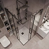 Душевой уголок GROSSMAN Cosmo 300.K33.02.9090.21.00 (90x90x195) квадрат,раздвижн,черн. матов.,стекло прозрачн Душевой уголок GROSSMAN Cosmo 300.K33.02.9090.21.00 (90x90x195) квадрат,раздвижн,черн. матов.,стекло прозрачн