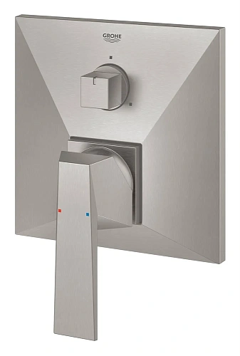 Смеситель для ванны GROHE Allure Brilliant с переключателем на 3 положения, суперсталь (24099DC0) вн Смеситель для ванны GROHE Allure Brilliant с переключателем на 3 положения, суперсталь (24099DC0) вн