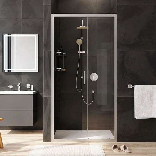 Душевая дверь AM.PM Gem W90G-100-1-195MT 100х195, стекло прозрачное, профиль хром матовый Душевая дверь AM.PM Gem W90G-100-1-195MT 100х195, стекло прозрачное, профиль хром матовый