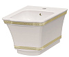 Картинка анонса товара «биде подвесное boheme hermitage с узором gold 953-g»