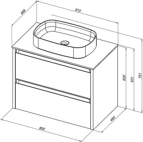 Тумба под раковину Allen Brau Fantasy 80 1.11001.PWM 2.0 папирус матовый Тумба под раковину Allen Brau Fantasy 80 1.11001.PWM 2.0 папирус матовый