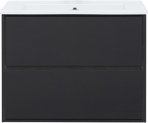 Тумба под раковину Aquanet Милан 85 черный глянец 00316703 Тумба под раковину Aquanet Милан 85 черный глянец 00316703