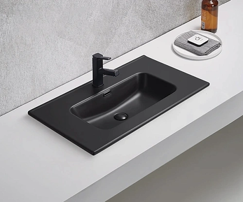 Раковина Gid Bm9080s 72209 встраиваемая сверху черная матовая 81x46.5x17 Раковина Gid Bm9080s 72209 встраиваемая сверху черная матовая 81x46.5x17