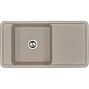 Кухонная мойка Aquaton Беллис 97 1A725132BS250 из литого мрамора, серый шелк Кухонная мойка Aquaton Беллис 97 1A725132BS250 из литого мрамора, серый шелк