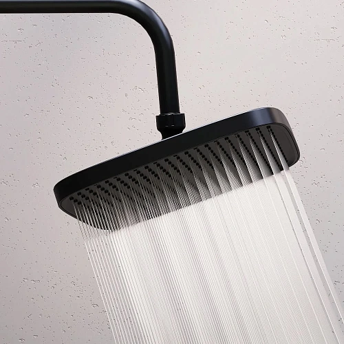 Душевая система Damixa Gala 953800300 с термостом, черный Душевая система Damixa Gala 953800300 с термостом, черный