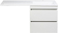 Тумба под раковину Style Line Даллас 120, Люкс белая, PLUS СС-00000469