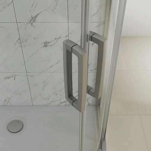 Душевая дверь STWORKI Стокгольм 120 см профиль хром матовый, стекло матовое, раздвижная 459644 Душевая дверь STWORKI Стокгольм 120 см профиль хром матовый, стекло матовое, раздвижная 459644