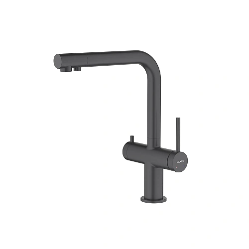 Смеситель для кухни Aquatek ЕВРОПА AQ1385MB Черный матовый Смеситель для кухни Aquatek ЕВРОПА AQ1385MB Черный матовый