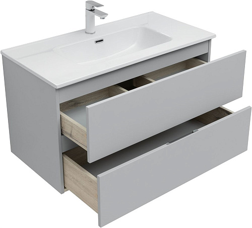 Тумба под раковину Aquanet Алвита new серый 00303922 Тумба под раковину Aquanet Алвита new серый 00303922