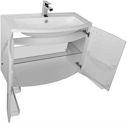 Тумба под раковину De Aqua Токката 90 белый 167141 Тумба под раковину De Aqua Токката 90 белый 167141