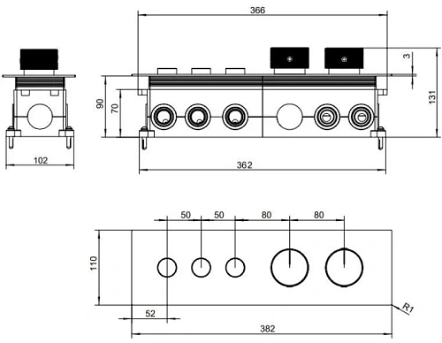 Смеситель для ванны Allen Brau Liberty 5.33003-BN (с внутренней частью) никель Смеситель для ванны Allen Brau Liberty 5.33003-BN (с внутренней частью) никель