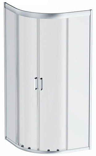 Душевой уголок AM.PM Gem W90G-401-090WT 90х90, стекло прозрачное, профиль матовое серебро, без поддо Душевой уголок AM.PM Gem W90G-401-090WT 90х90, стекло прозрачное, профиль матовое серебро, без поддо