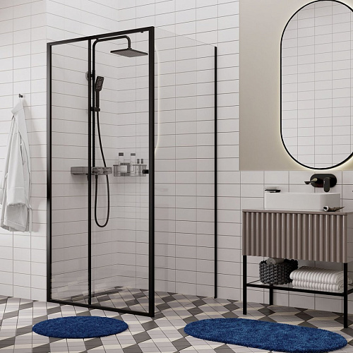 Душевой уголок WasserKRAFT Dill 61S19 черный Душевой уголок WasserKRAFT Dill 61S19 черный