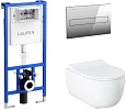 Комплект унитаза Allen Brau Priority 4.31002.20/8.9466.0.000.000.1 (00316509) с инсталляцией, белый глянец Комплект унитаза Allen Brau Priority 4.31002.20/8.9466.0.000.000.1 (00316509) с инсталляцией, белый глянец