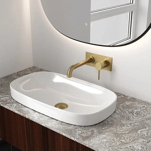 Смеситель для раковины Paini Duomo 88F3211LLSSR с донным клапаном высокий, старая бронза Смеситель для раковины Paini Duomo 88F3211LLSSR с донным клапаном высокий, старая бронза