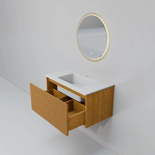 Комплект мебели ArtDecco Elizabeth 80 AEL08W11S2M0 белый дуб Комплект мебели ArtDecco Elizabeth 80 AEL08W11S2M0 белый дуб