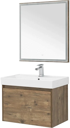 Комплект мебели Aquanet Nova Lite 75 дуб рустикальный (1 ящик) 00254217 Комплект мебели Aquanet Nova Lite 75 дуб рустикальный (1 ящик) 00254217