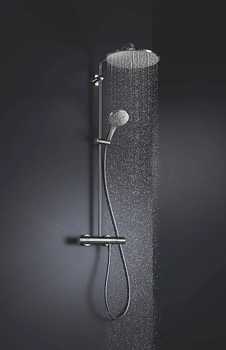 Душевая система GROHE Rainshower SmartActive 310 Mono, круглый, 1 режим струи, с термостатом, хром ( 26647000 Душевая система GROHE Rainshower SmartActive 310 Mono, круглый, 1 режим струи, с термостатом, хром ( 26647000