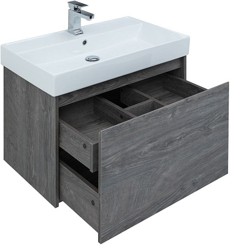 Тумба под раковину Aquanet Nova Lite 75 дуб рошелье (1 ящик) 00242274 Тумба под раковину Aquanet Nova Lite 75 дуб рошелье (1 ящик) 00242274