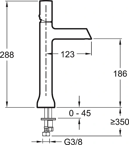 Смеситель для раковины Jacob Delafon Toobi E8960-BN Смеситель для раковины Jacob Delafon Toobi E8960-BN