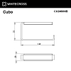 Держатель туалетной бумаги WHITECROSS Cubo CU2460NIB брашированный никель Держатель туалетной бумаги WHITECROSS Cubo CU2460NIB брашированный никель