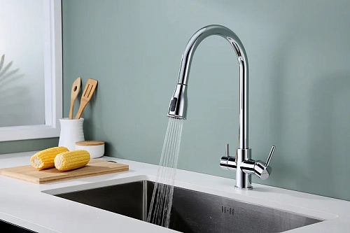 Смеситель для кухни Paulmark Lange хром La214212-CR Смеситель для кухни Paulmark Lange хром La214212-CR