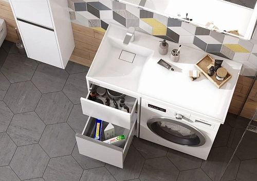 Раковина Aquaton Лондри 1050 1A72833KLH01L левая Раковина Aquaton Лондри 1050 1A72833KLH01L левая