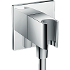 Картинка анонса товара «шланговое подключение hansgrohe fixfit porter square 26486000 с держателем для душа»