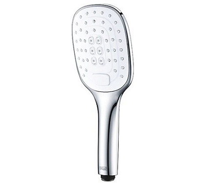 Душевая лейка WasserKRAFT A062 3-функциональная белый/хром