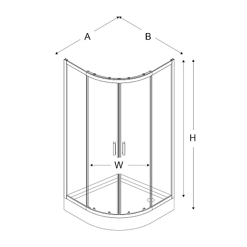 Душевая перегородка NEW TRENDY SUVIA 90x90x185 K-0515 (хром) Душевая перегородка NEW TRENDY SUVIA 90x90x185 K-0515 (хром)