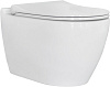 Картинка анонса товара «унитаз подвесной berges wasserhaus toma rimless 082102 с сидением geo slim so»