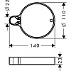 Мыльница hansgrohe Cassetta C 28678000 Мыльница hansgrohe Cassetta C 28678000