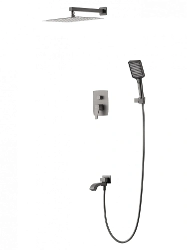 Душевая система Wonzon & Woghand FLEX встраиваемая, темный графит (WW-88939072-BGM) Душевая система Wonzon & Woghand FLEX встраиваемая, темный графит (WW-88939072-BGM)
