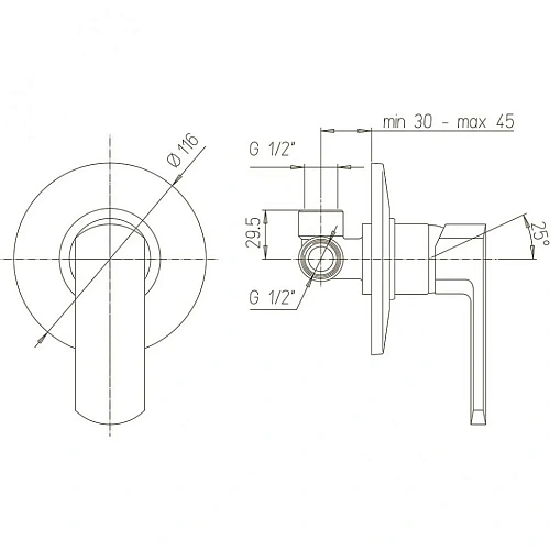Душевая система Paini Rst3 50CR191ART4P3 Душевая система Paini Rst3 50CR191ART4P3
