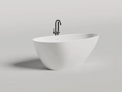 Ванна отдельностоящая Salini PAOLA 172x83 покраска по RAL полностью 1015104GF из искусственого камня S-Sense Ванна отдельностоящая Salini PAOLA 172x83 покраска по RAL полностью 1015104GF из искусственого камня S-Sense