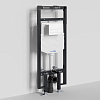 Картинка анонса товара «инсталляция для унитаза wasserkraft dinkel 58tlt.010.me.wm04 с клавишей смыва белый»