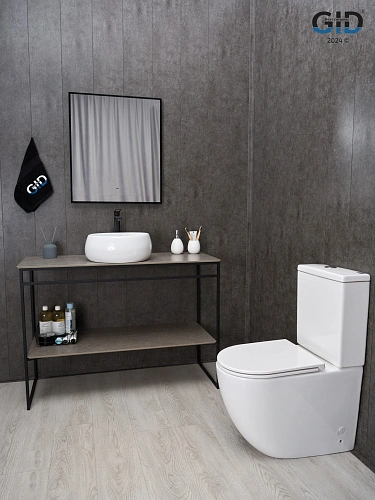 Раковина Gid N9140 51213 накладная белая 40x40x15.5 Раковина Gid N9140 51213 накладная белая 40x40x15.5