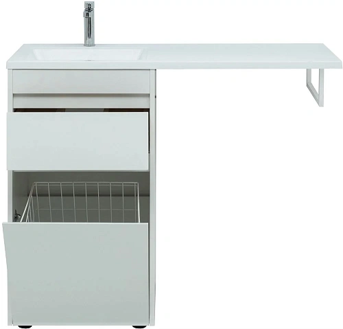 Тумба под раковину Aquanet Токио 58 белый (напольная, 1 ящик) 00239290 Тумба под раковину Aquanet Токио 58 белый (напольная, 1 ящик) 00239290
