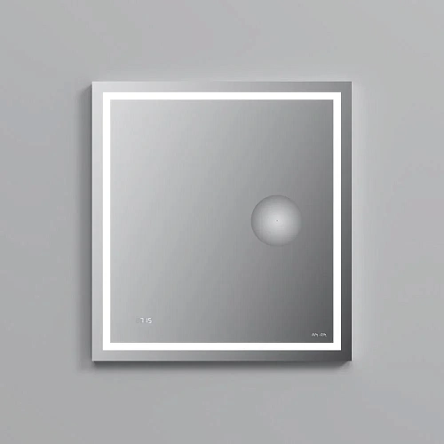 Зеркало AM.PM Gem M91AMOX0653WG с LED-подсветкой, часами 65 см Зеркало AM.PM Gem M91AMOX0653WG с LED-подсветкой, часами 65 см