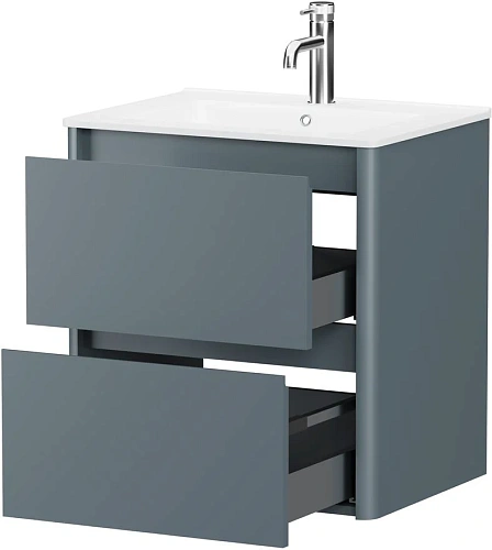 Тумба под раковину Allen Brau Gravity 60 1.370008.BGM синий матовый Тумба под раковину Allen Brau Gravity 60 1.370008.BGM синий матовый